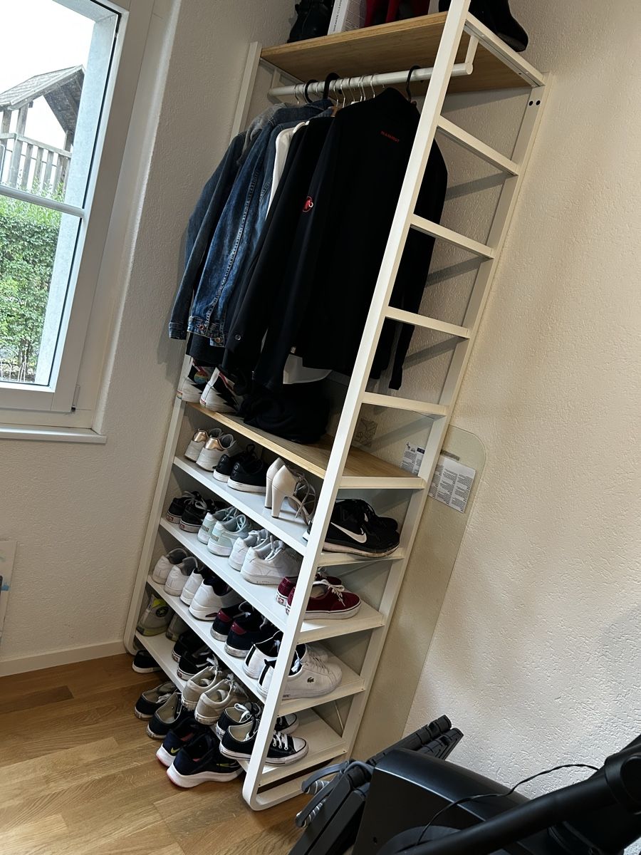 Ikea Guardaroba: IKEA ELVARLI Garderobe mit Bambustablaren – Usato da Steinmaur venduto da dam_r8mg