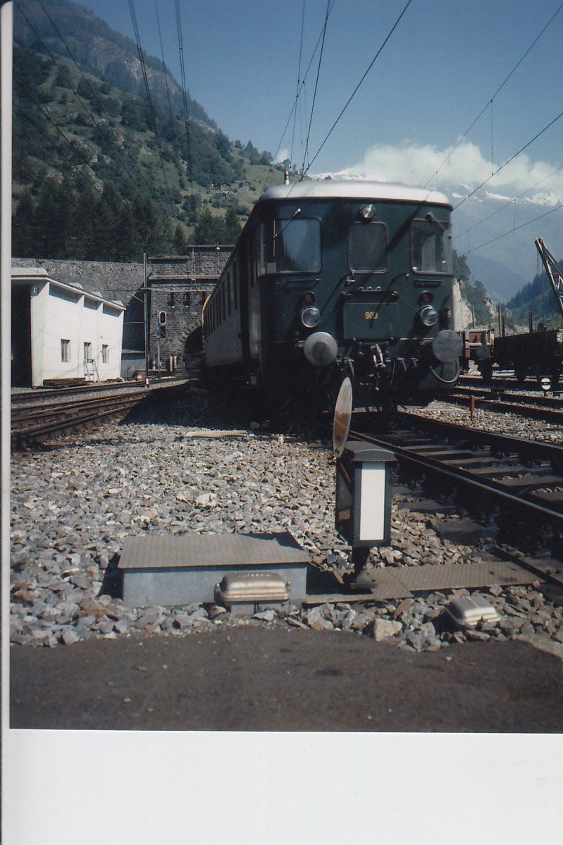 Cartoline postali: Goppenstein  VS / Eisenbahn/ Postauto VS  -  6 div. Karten – Usato da Brig venduto da Valcards54 3