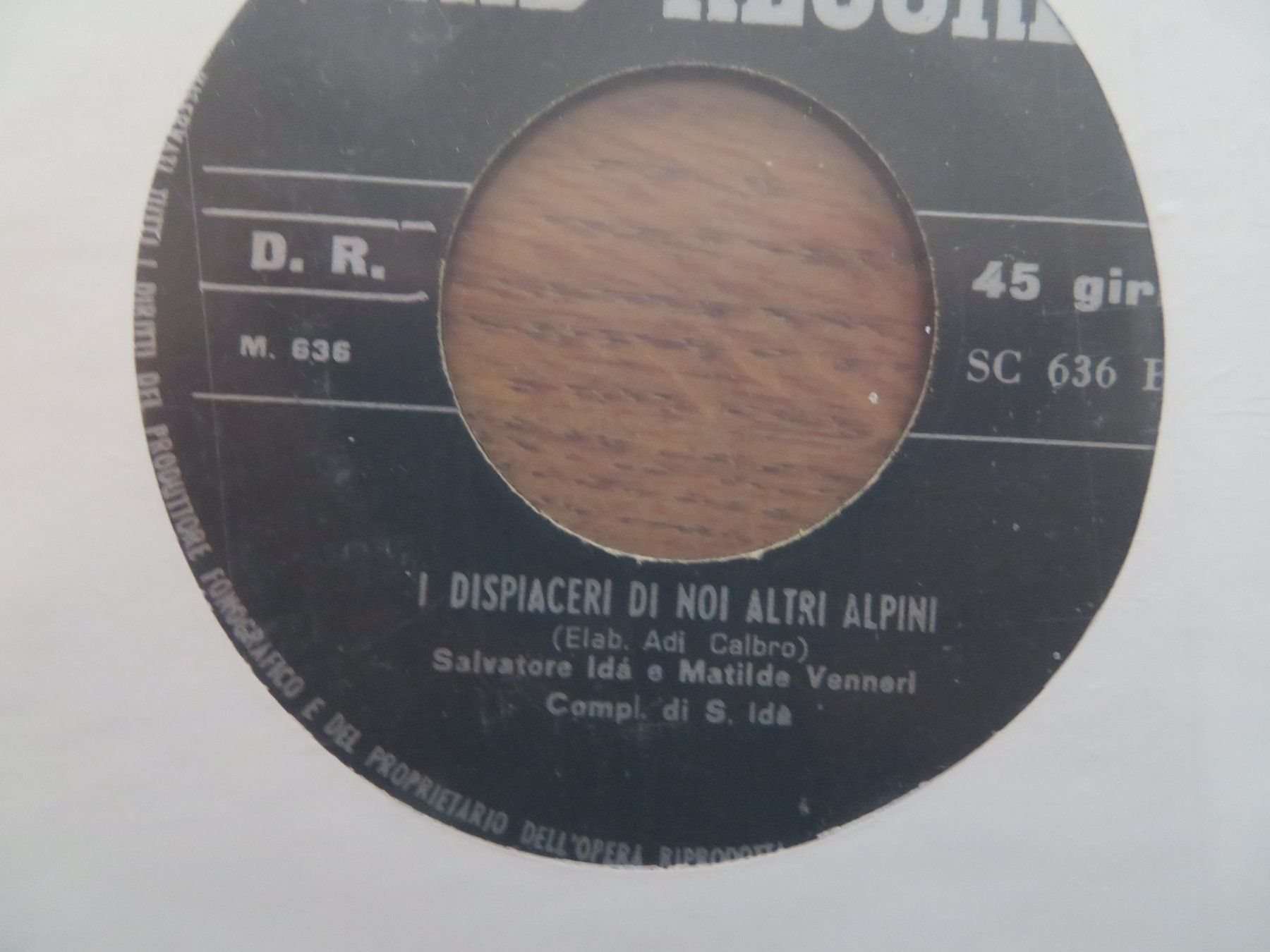 Dischi in vinile: Rare Single Schallplatte "La Penna Nera", – Usato da Zürich venduto da max_cp5f 1