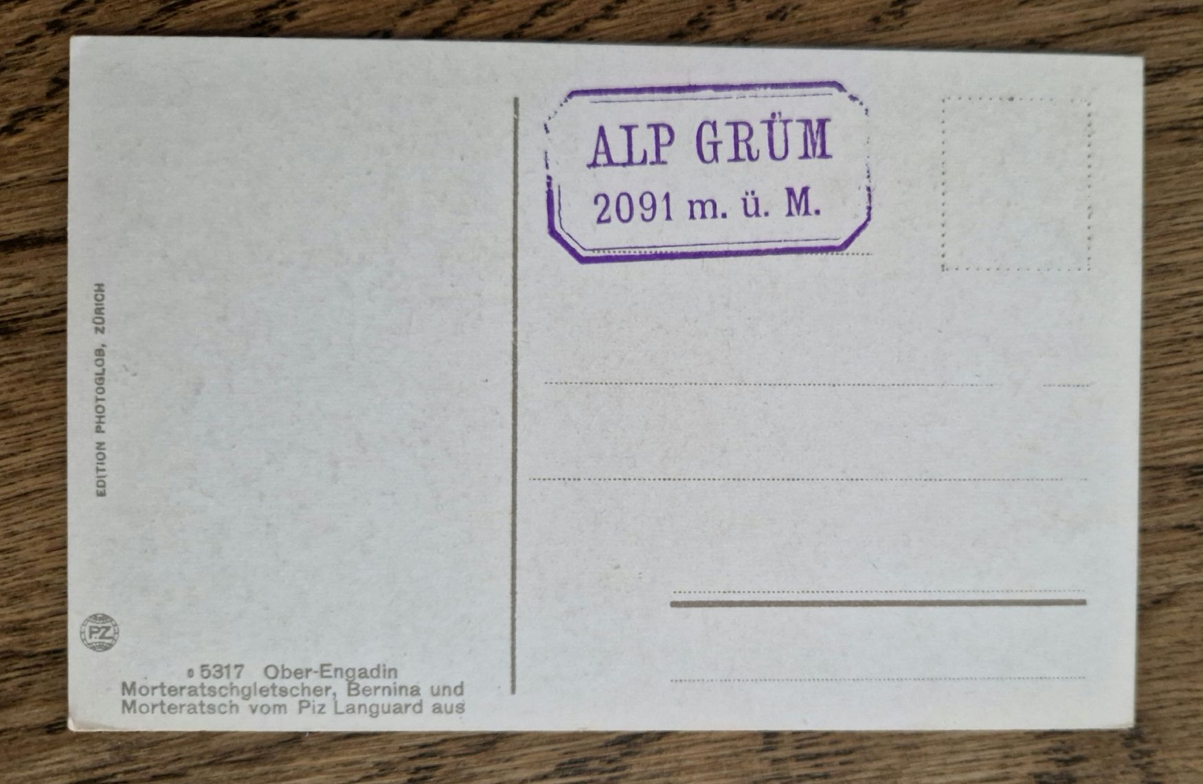 Cartoline postali: Oberengadin, Stempel Alp Grüm – Usato da Ebikon venduto da Donar50 1