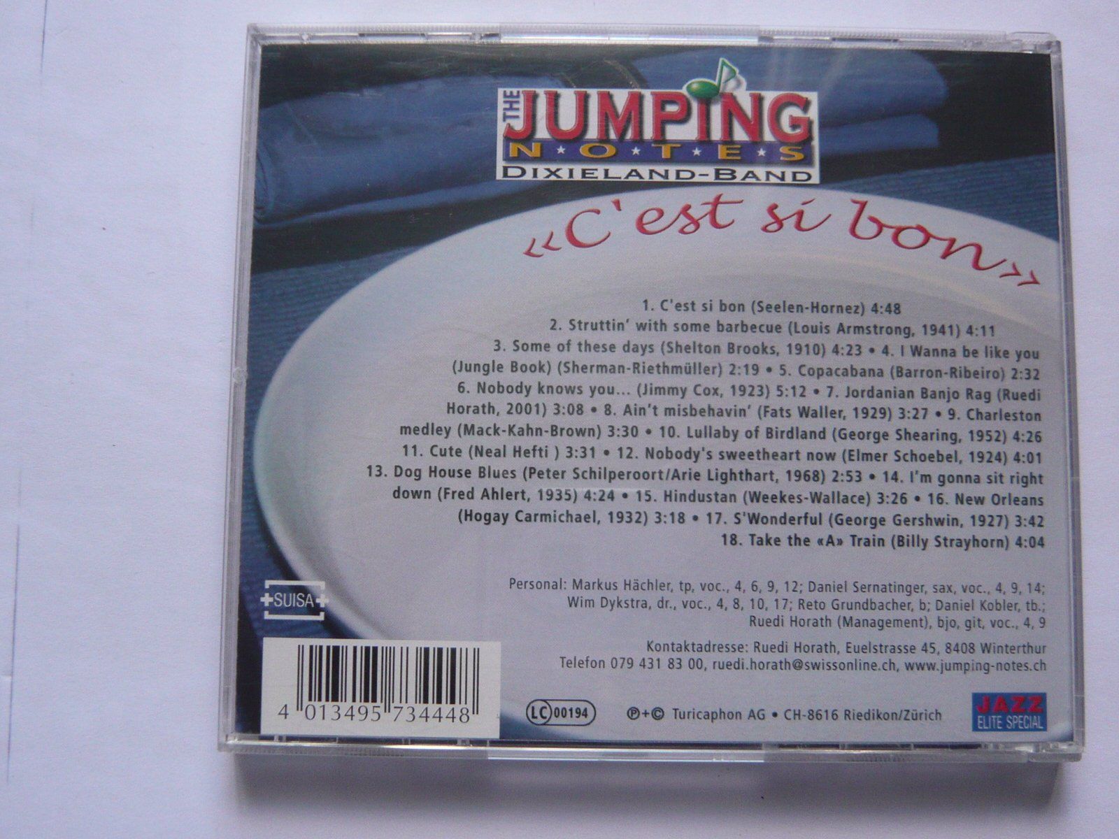 CD: 2CD THE JUMPING NOTES DIXIELAND - BAND – Usato da Winterthur venduto da Cajun 1