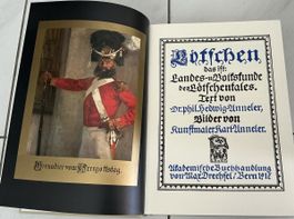 Lötschen Landes- u. Volkskunde Anneler Bern 1917 neu