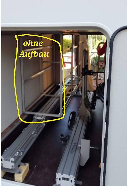 Travi: Fahrradschiene Slide Move & Verschiebeeinheit Wohnmobil – Usato da Finsterhennen venduto da 30Henne01 2