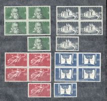 R1505  /  SBK n° 281-284 en blos de 4 neufs XX ++