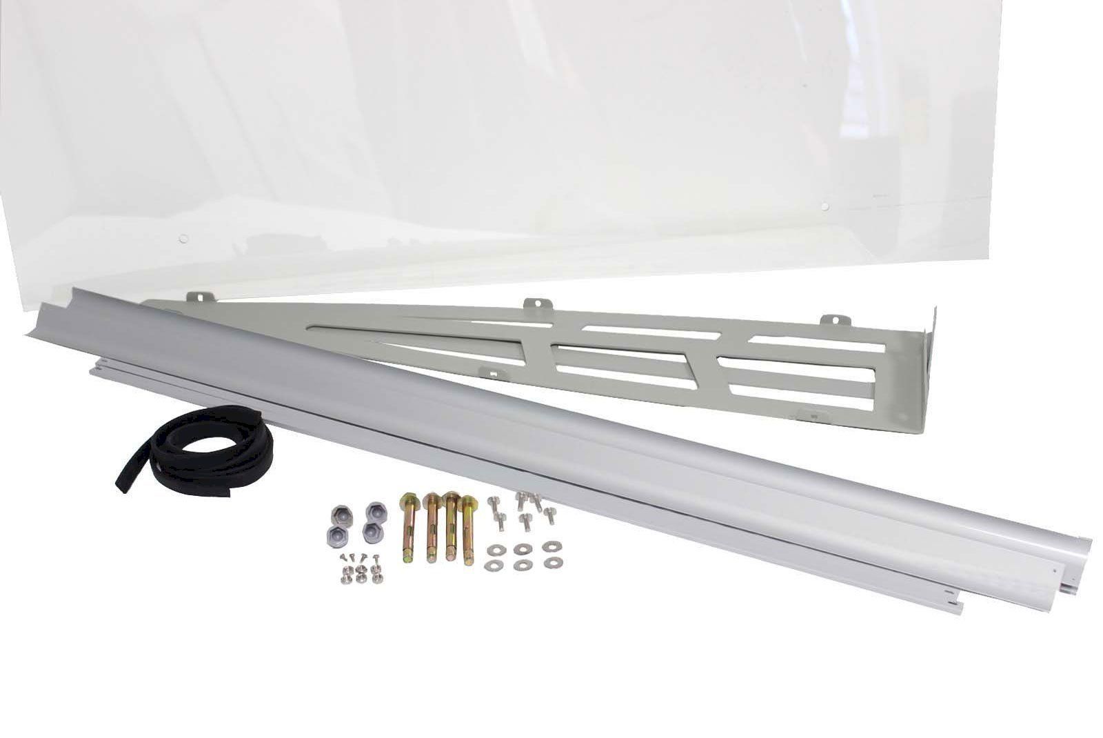 Baustoffe: Aluminium Vordach 145x100cm – Neu und originalverpackt aus Bottighofen von zaap 6