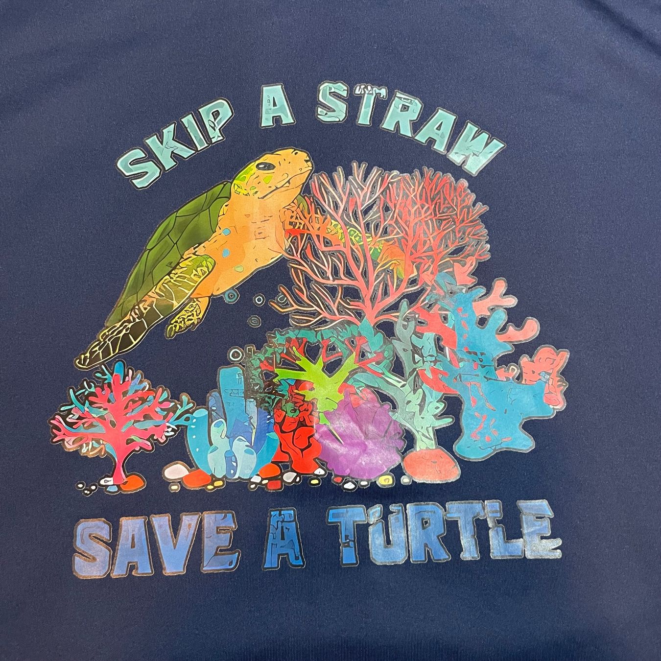 Maglioni & Felpe: Skip a Straw Save a Turtle Zip Hoodie Blau Gr. M – Usato da Bubikon venduto da SwissSecondLife 6