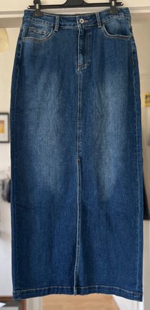 LONGUE JUPE JEANS! M