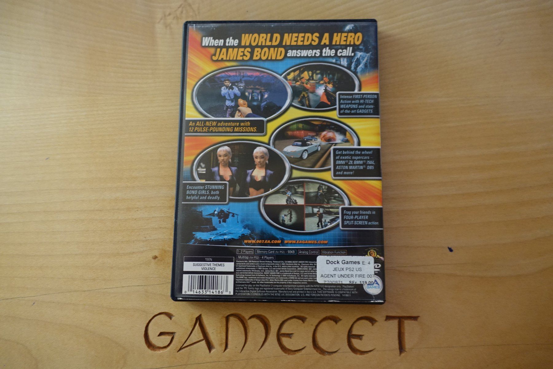 Sony Jeux: James Bond 007: Agent Under Fire - Amerika – D'occasion à Steinach par Gamecet 2