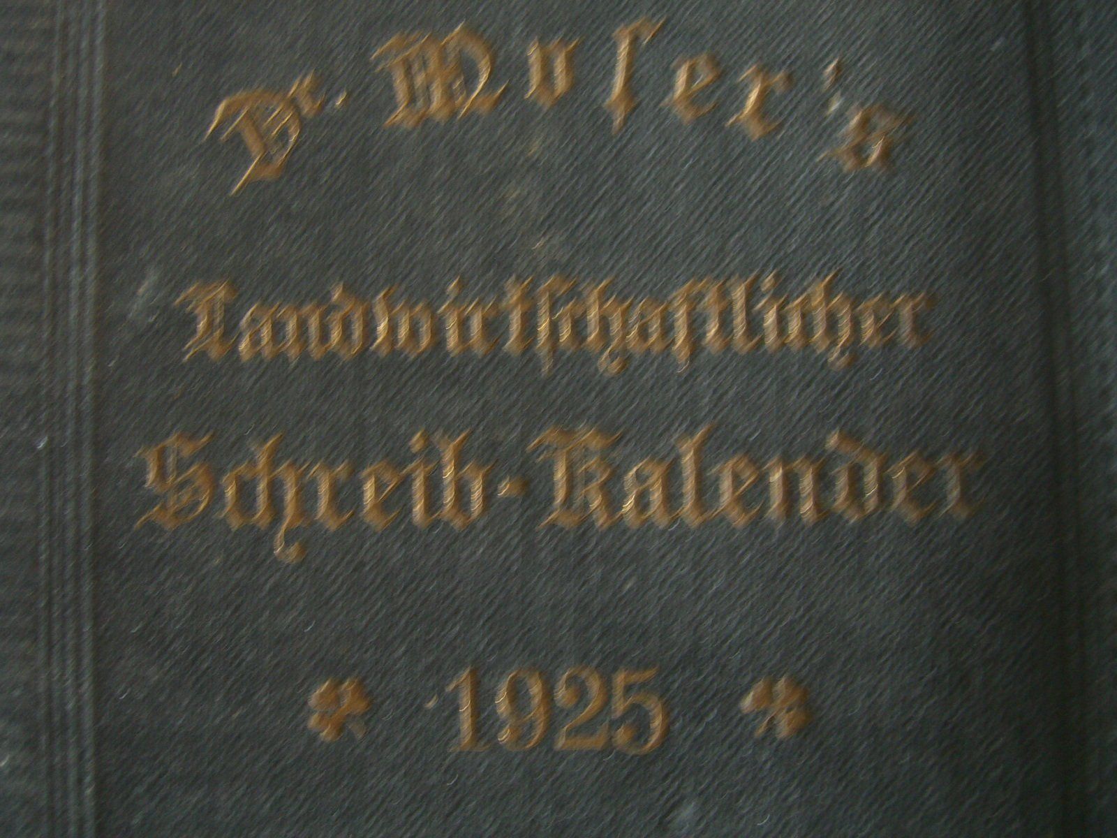Libri: Schreibkalender Moser 1925 – Usato da Bischofszell venduto da Joachim-115