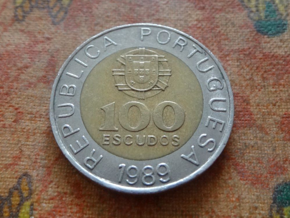 Tutti le monete: PORTUGAL  100  Escudos  1989 – Usato da Romanel-sur-Lausanne venduto da Swift13 1