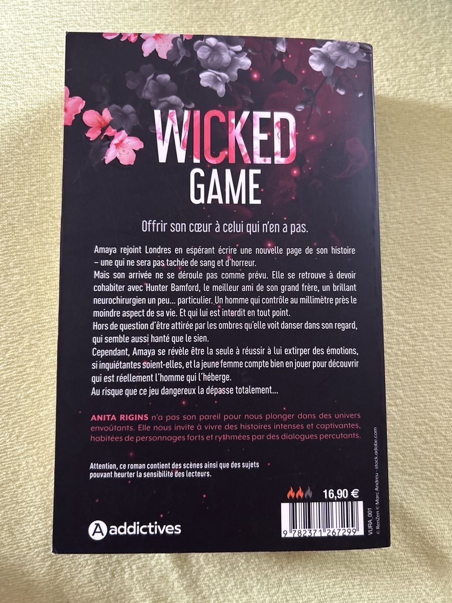 Libri: Wicked Game d’Anita Rigins – Usato da Cugy FR venduto da clemence1101 1