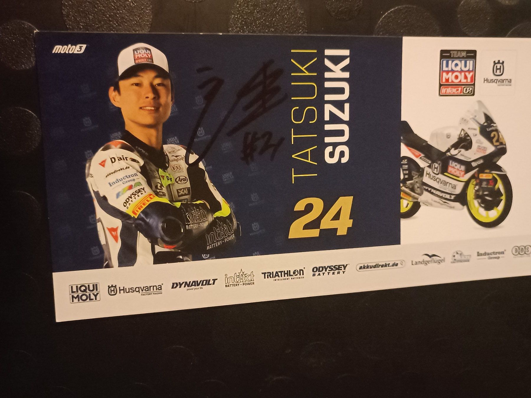 Autogramme: Tatsuki Suzuki - Moto 2 – Gebraucht aus Menziken von Artographs