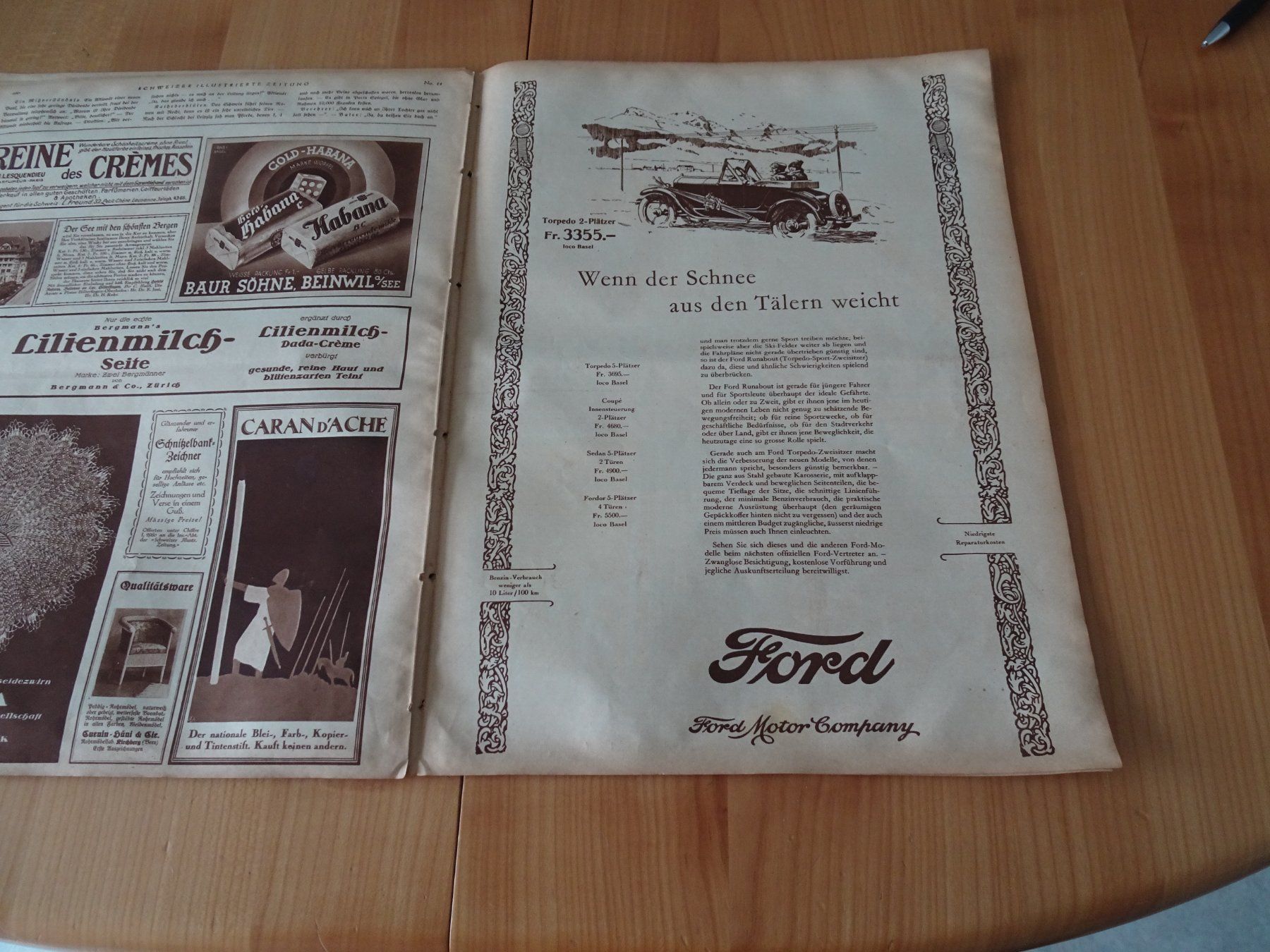 Riviste & Magazine: Schweizer Illustrierte Zeitung"  Vom 2.Juli 1925  Über 100Ja – Usato da Zürich venduto da Roulet 6