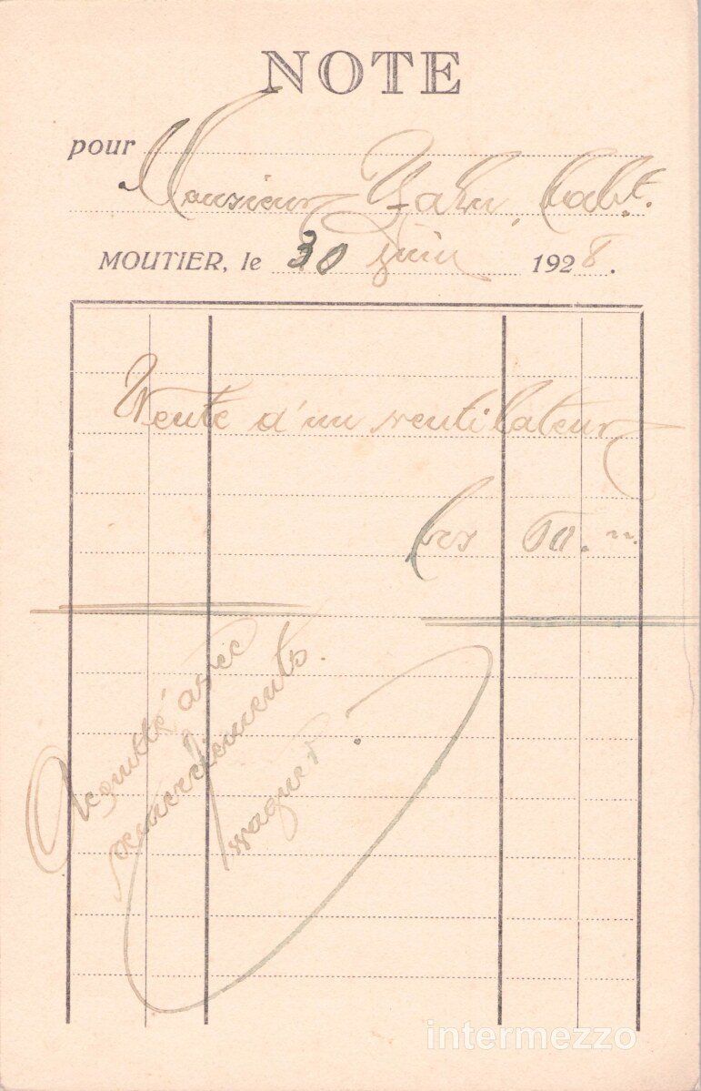 Cartoline postali: Moutier // 1928 Café du Jura – Usato da Basel venduto da intermezzo12 1