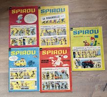 5 x alte SPIROU Comic Comics Heft Hefte von 1962
