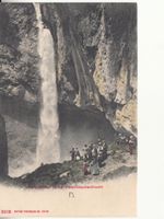 Berglistüber Fätschbachschlucht ca. 1900, coloriert