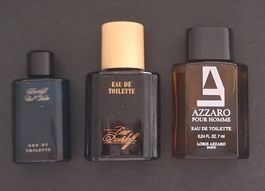 3er-Set Vintage Parfum-Miniaturen - Davidoff & Azzaro