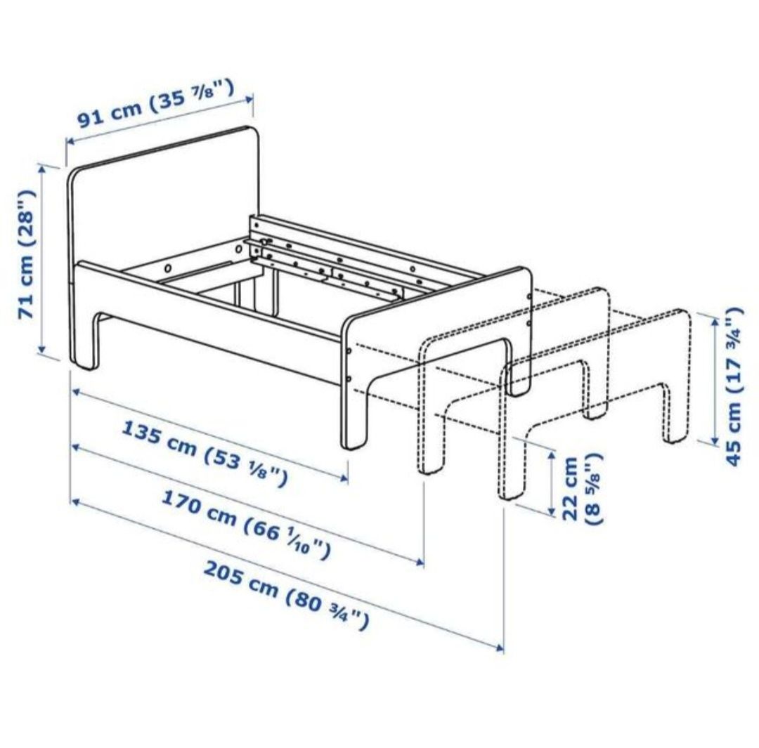 Letti: Lit enfant extensible SLÄKT IKEA – Nuovo (secondo la descrizione) da Plagne venduto da pmartins 2