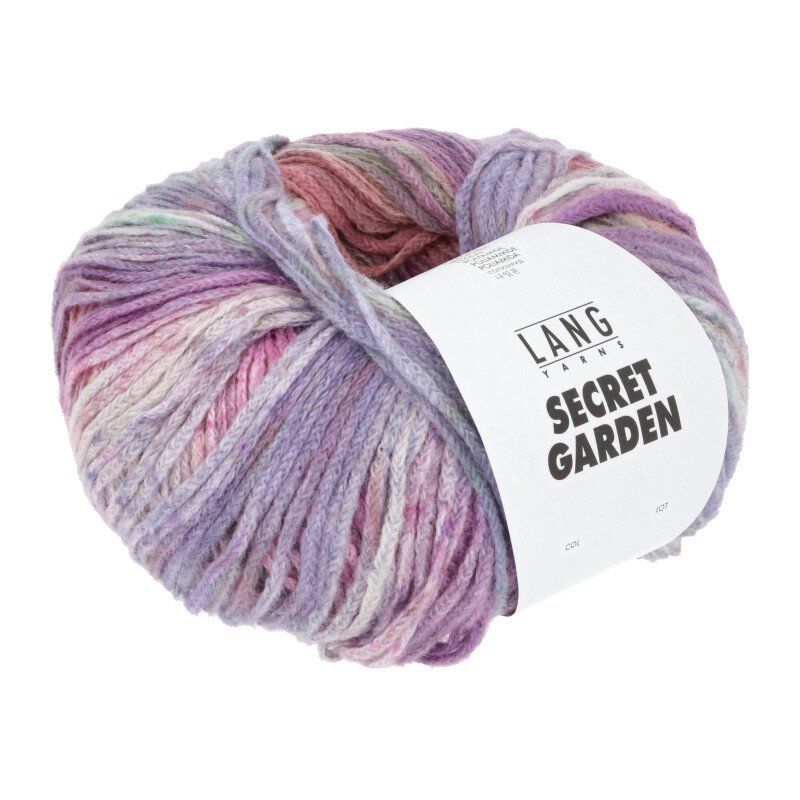 Lang Yarns Lana: SECRET GARDEN - ein farbenfrohes Baumwoll-Mischgarn – Nuovo e nell'imballaggio originale da Burgistein venduto da Azureus58 3