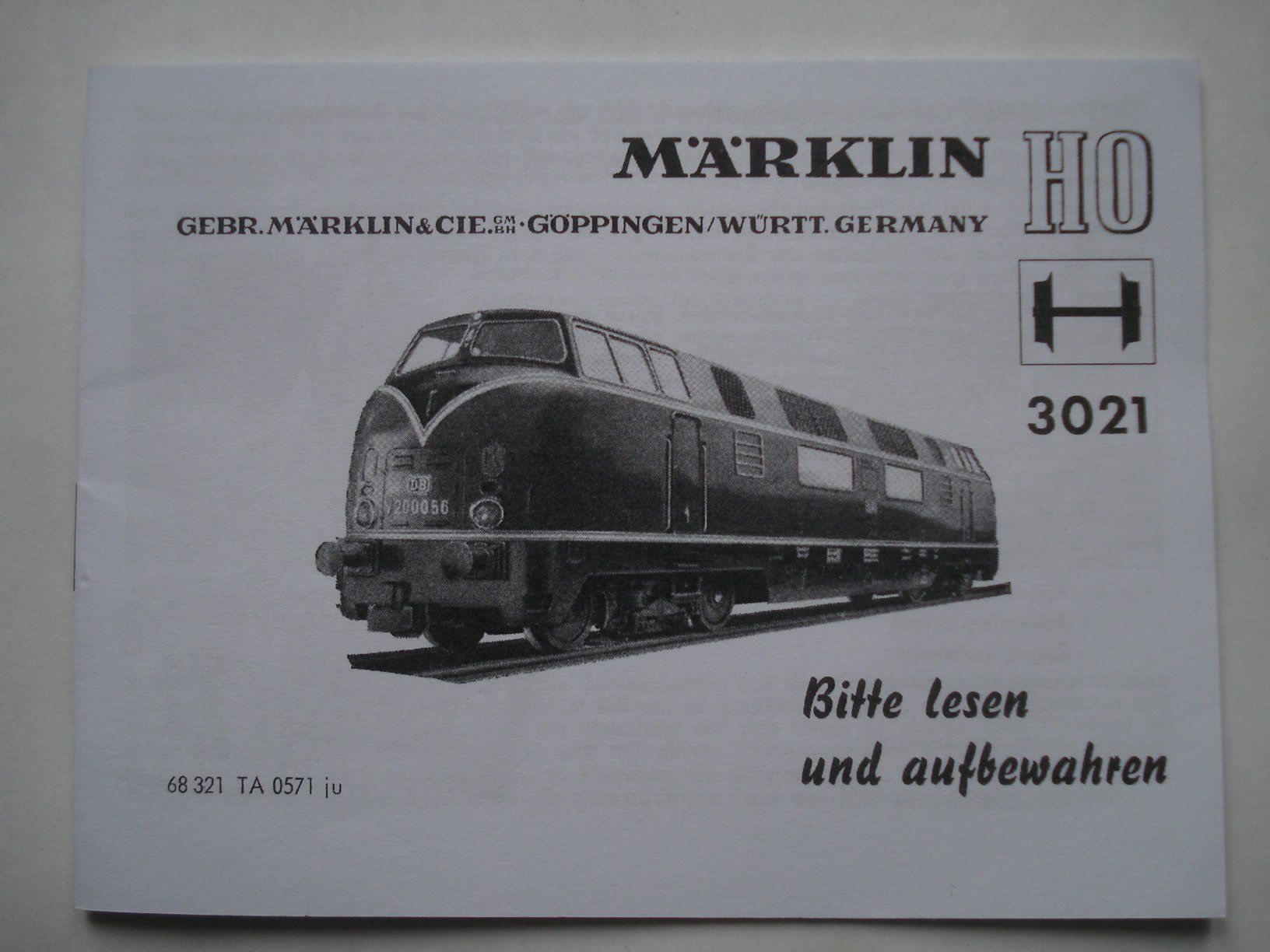 Märklin Modellini di ferrovie: Märklin Betriebsanleitung 3021 – Usato da Frauenfeld venduto da Fixtrix