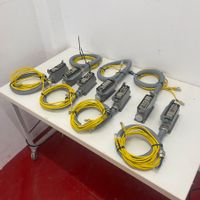 7 Stk. Harting Steckverbinder mit RJ 45 Buchsen und Kabel