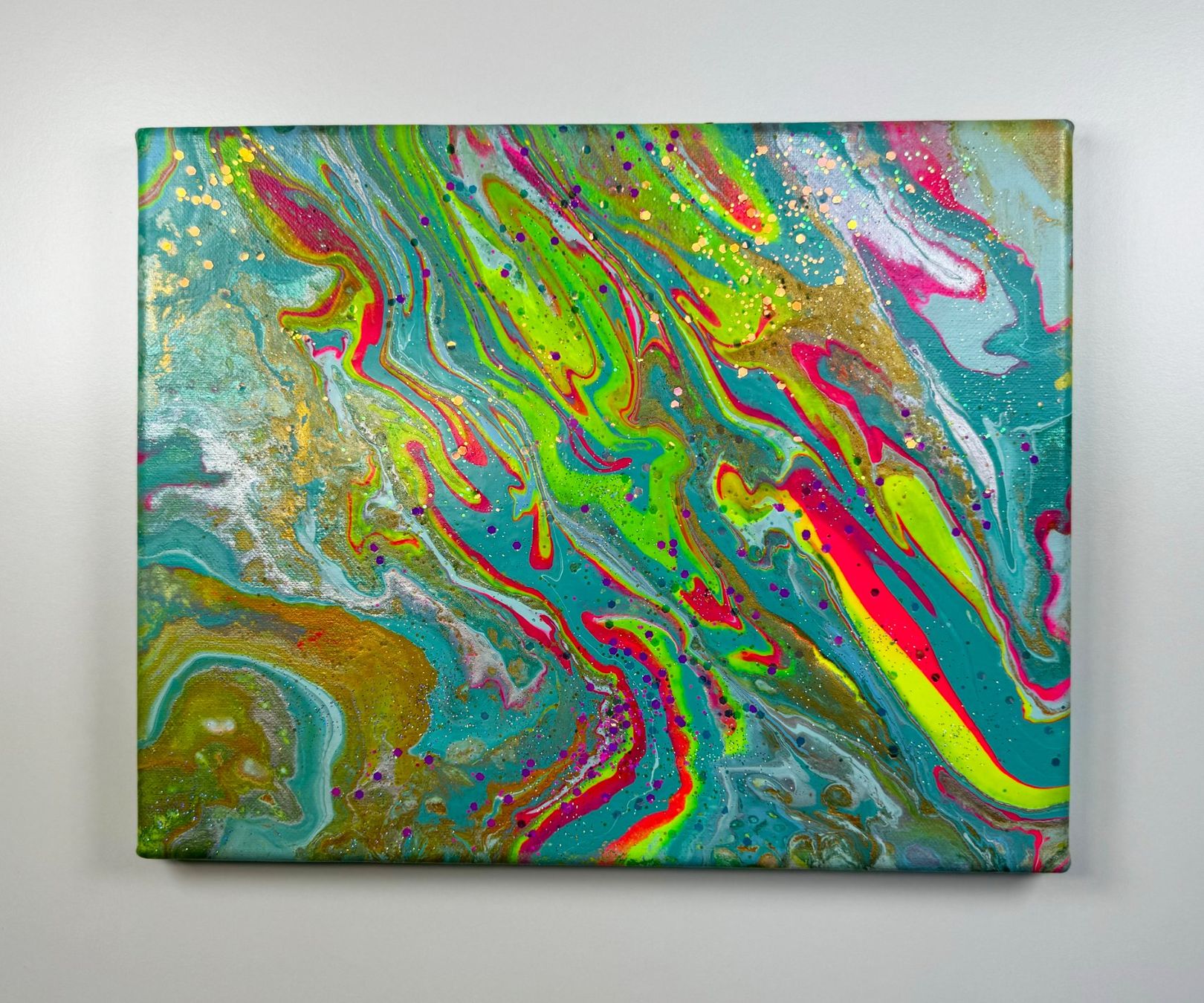 Dipinti: Acryl-Flüssigmalerei, rechteckig – Usato da Schlieren venduto da MayaSheng1983