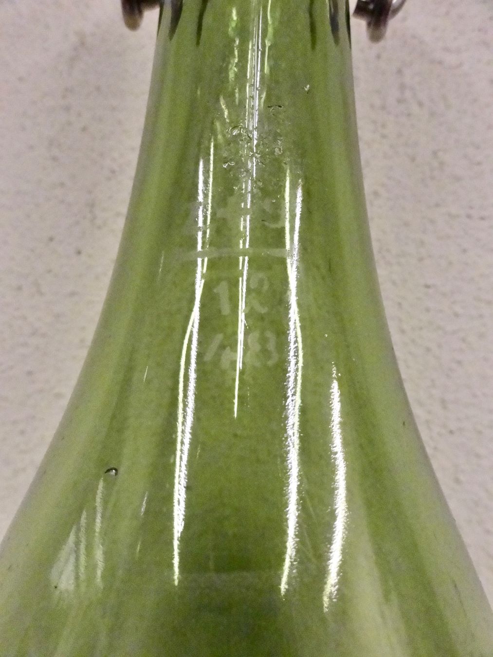 Gläser, Krüge & Flaschen: alte Flasche Bügelverschluss 1948 BÜLACH – Gebraucht aus Kerzers von Flaschenposten 2