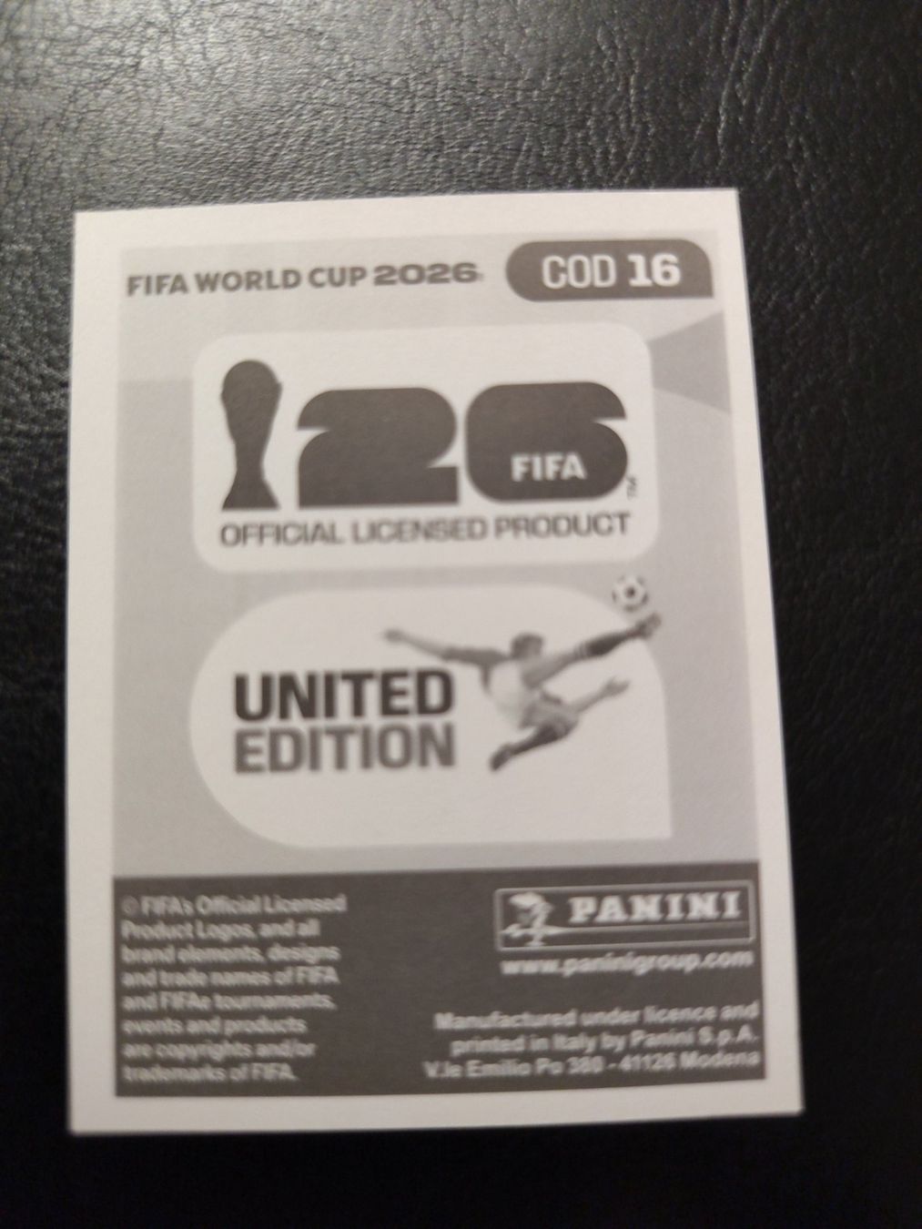 Panini Carte collezionabili: Panini FIFA World Cup 2026 COD 16 – Nuovo (secondo la descrizione) da Matzingen venduto da Clie42 1