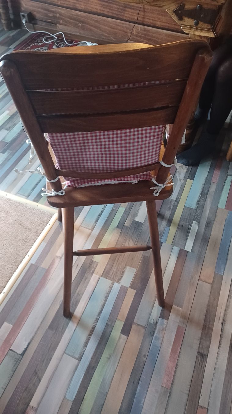 Seggioloni: Retro Holz Kinderstuhl, Hochstuhl  – Usato da Watt venduto da Wfifi 3