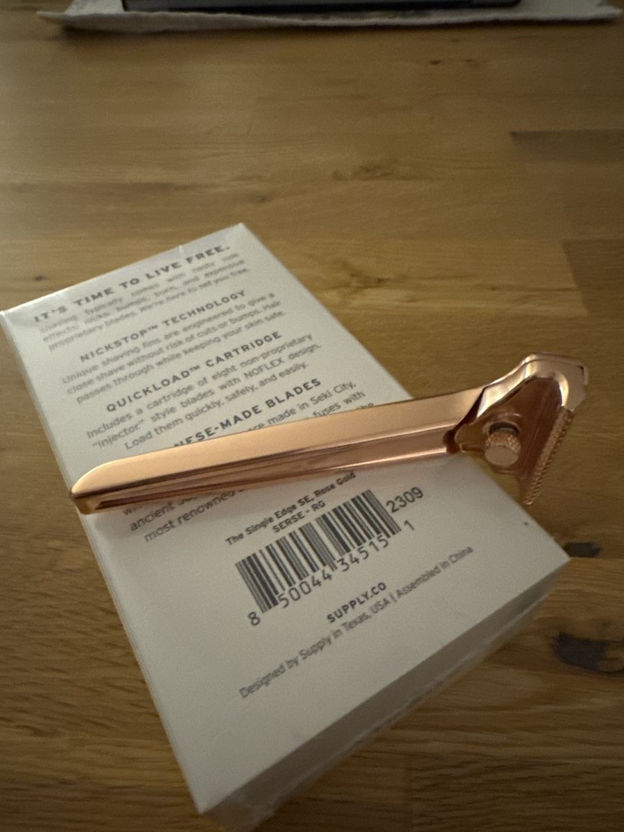 Rasoi & Lamette da barba: Supply Single Edge Rasierer – Nuovo e nell'imballaggio originale da Trimbach venduto da hubled 3