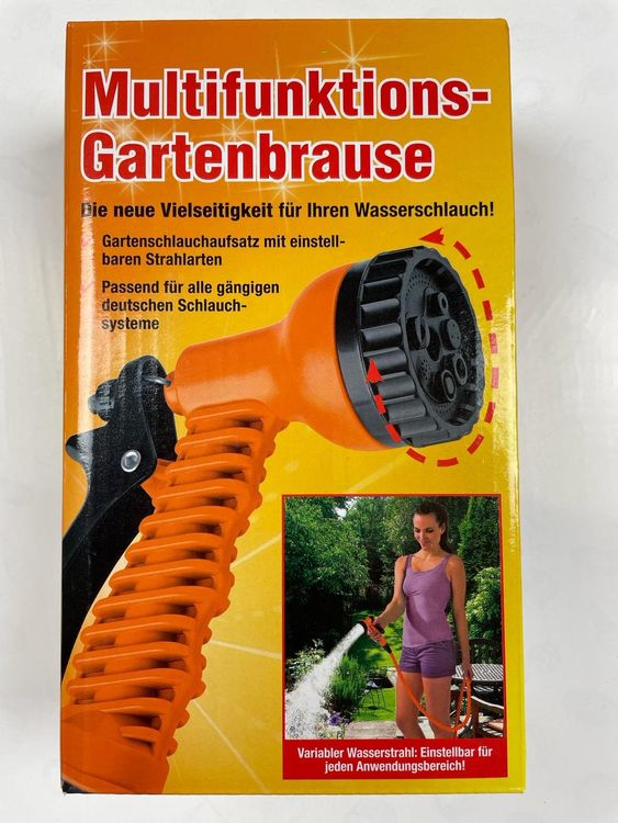 Teleskop Gartenschlauch 10m - Flexibler EVA Schlauch Mit 10 Brausen