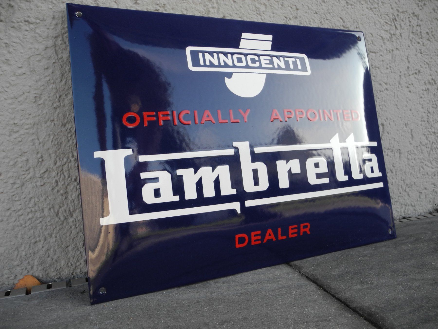 Lambretta Insegne: LAMBRETTA EMAILSCHILD – Nuovo (secondo la descrizione) da Reinach AG venduto da Huckleberrysix 3