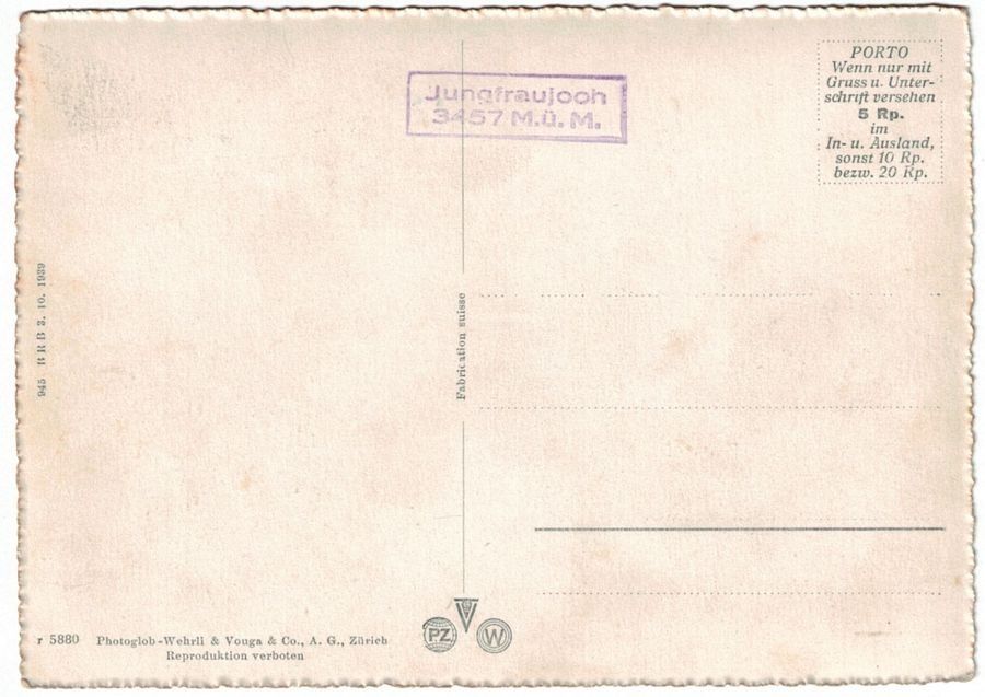 Cartoline postali: Vogelschau-AK Berner Oberland – Usato da Frauenfeld venduto da POML 1