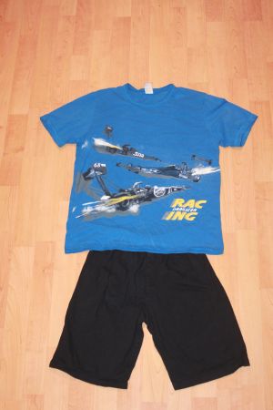 Shorty Pyjama 152 Sanetta Flugzeuge
