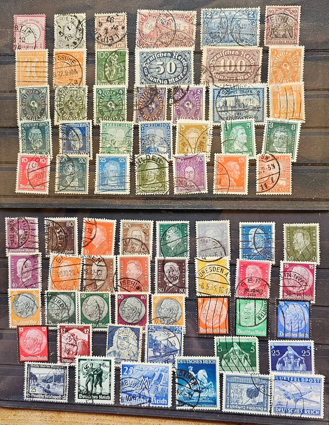 Tutti i francobolli: Dt.Reich -  alte Briefmarken – Usato da Les Valettes venduto da Nuba1