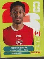 FIFA WORLD CUP 2026 Panini Sticker CAN 20 JONATHAN DAVID