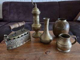 Objets décorations en laiton