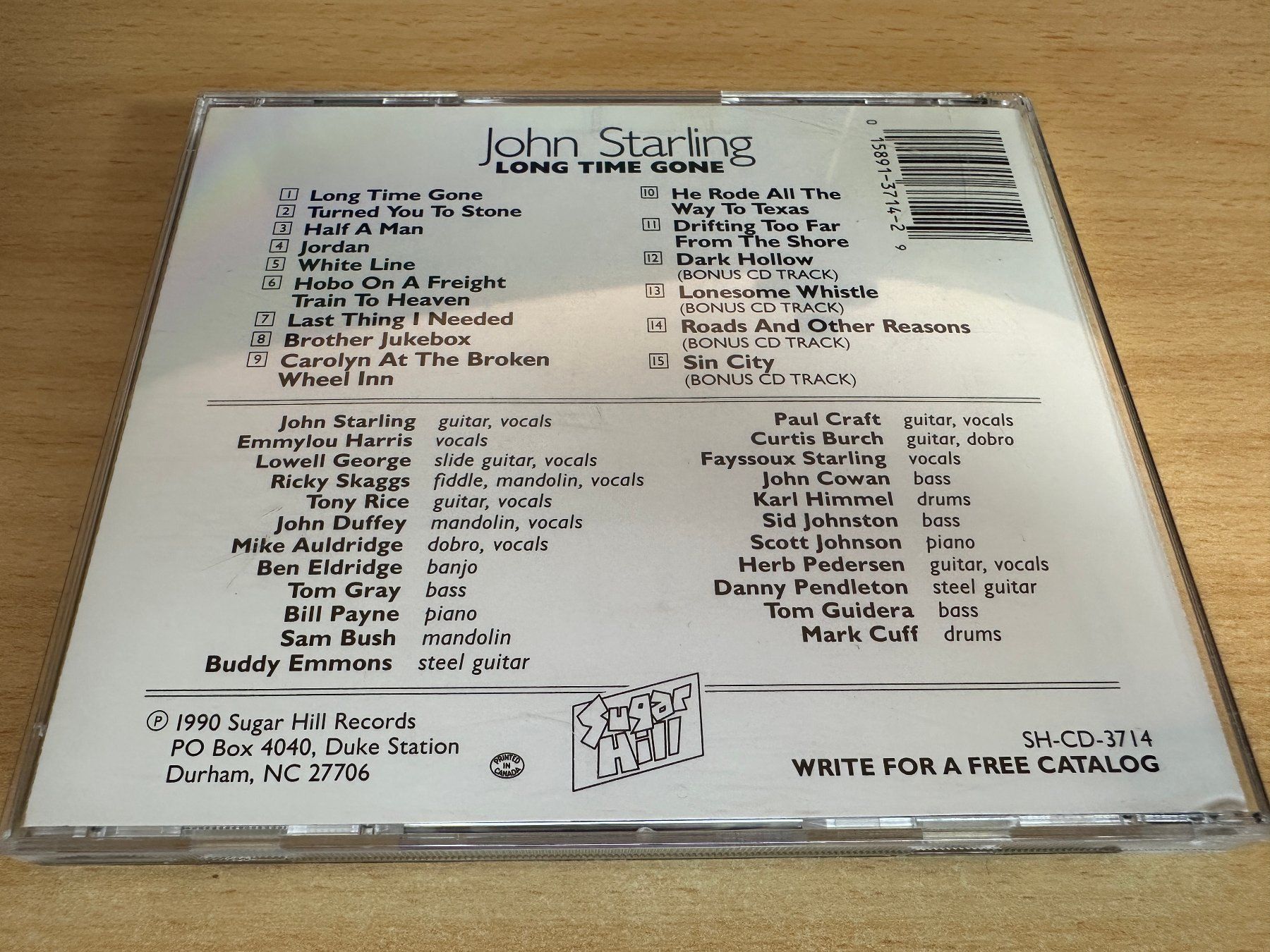 CD: John Starling – Long Time Gone – Usato da Rikon im Tösstal venduto da Alpenmutz 1