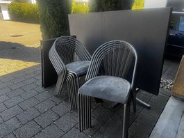 Schaffner Switzerland Gartentisch klappbar mit 15 Stühlen 