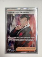 Pokémon Karte Team Rocket's Giovanni 225/182 Full Art