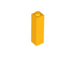 LEGO - 25x Bright Light Orange Brick 1x1x3 - 14716 - NEW