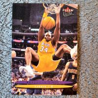 2003-04 NBA Fleer Ultra Shaquille O'Neal Slam Dunk Card LA