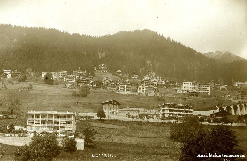 Ansichtskarten: Leysin - Fotokarte + ca. 1910 – Gebraucht aus Emmenbrücke von teestube