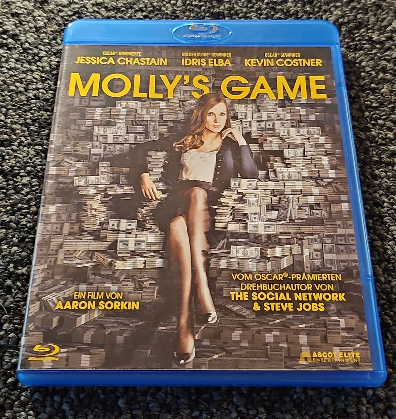 Tous les DVDs: Molly's Game Blu-ray  – D'occasion à Ruswil par jan_bxl5