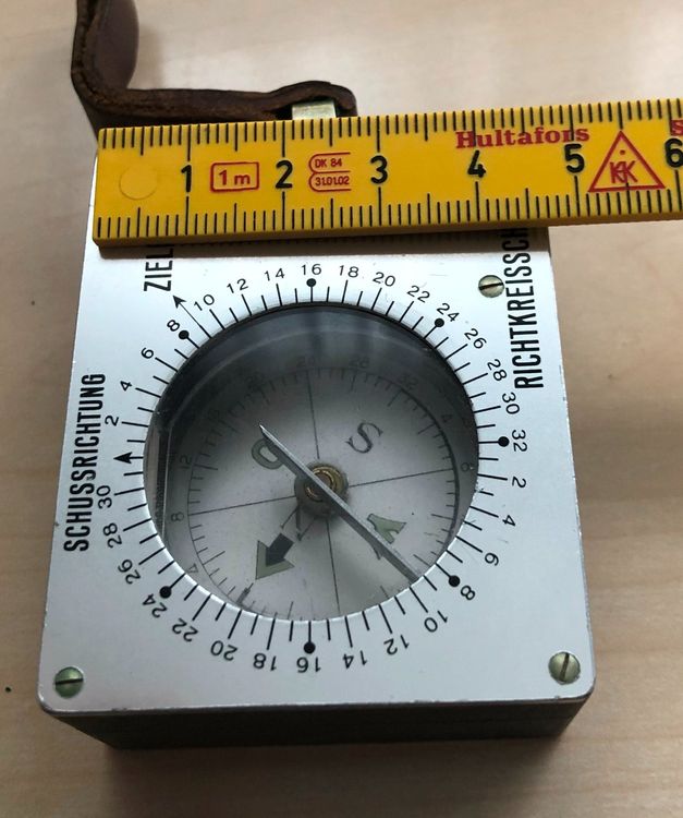 Alter Militär Artillerie Kompass - Sitometer von Büchi Bern (Gebraucht ...