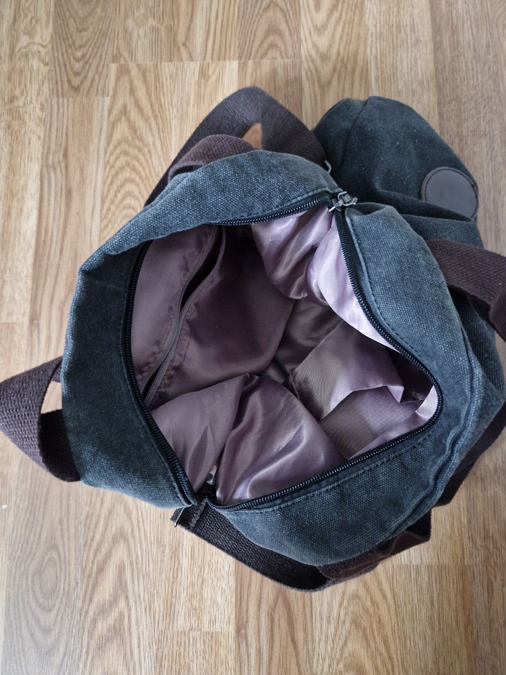 Borse da donna: Vintage Canvas Handtasche / Umhängetasche – Usato da Rain venduto da -LUMA- 2