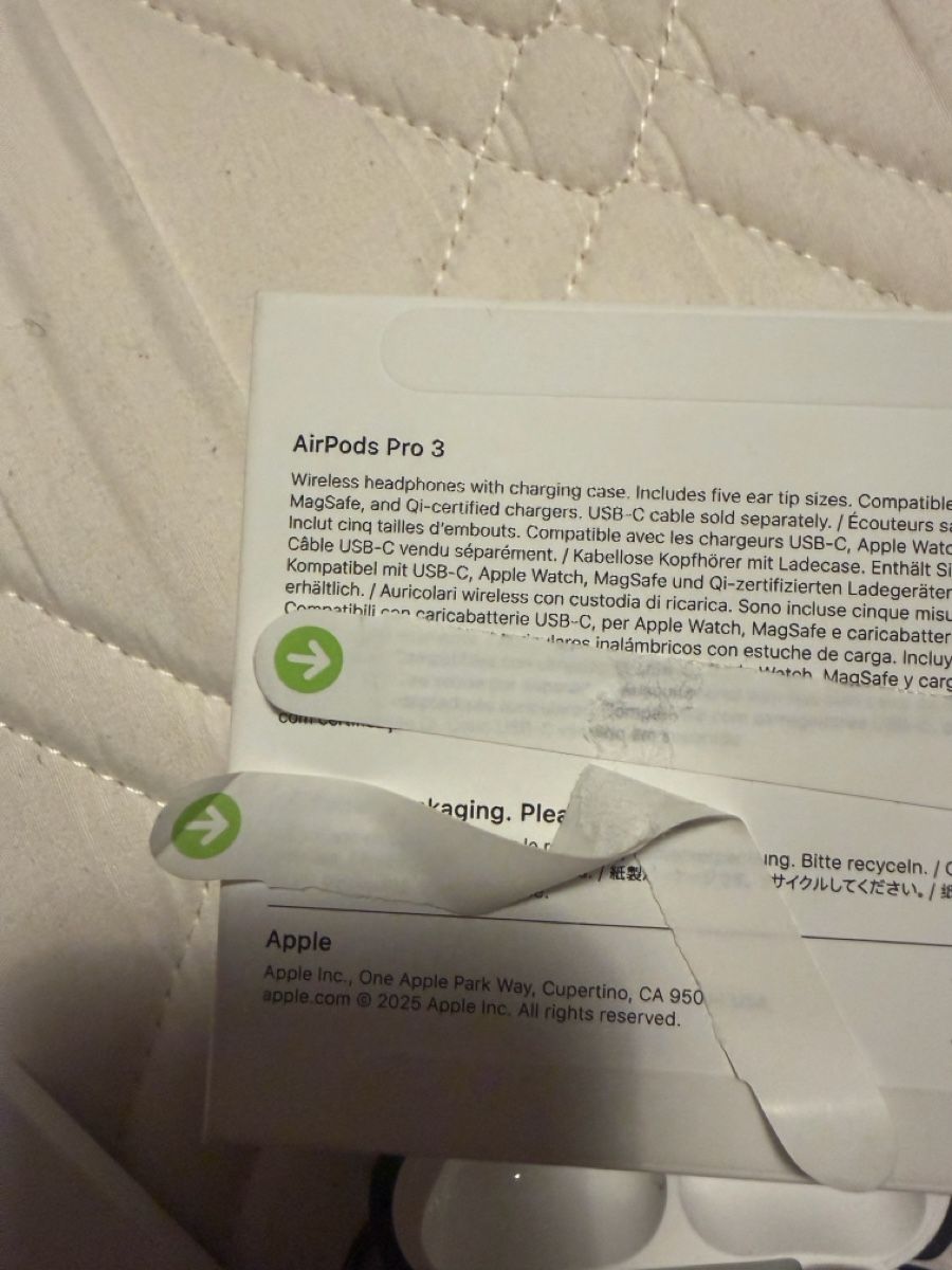 Apple Kopfhörer: Airpod pro 3 – Neu (gemäss Beschreibung) aus Balerna von pas_6fgs 1