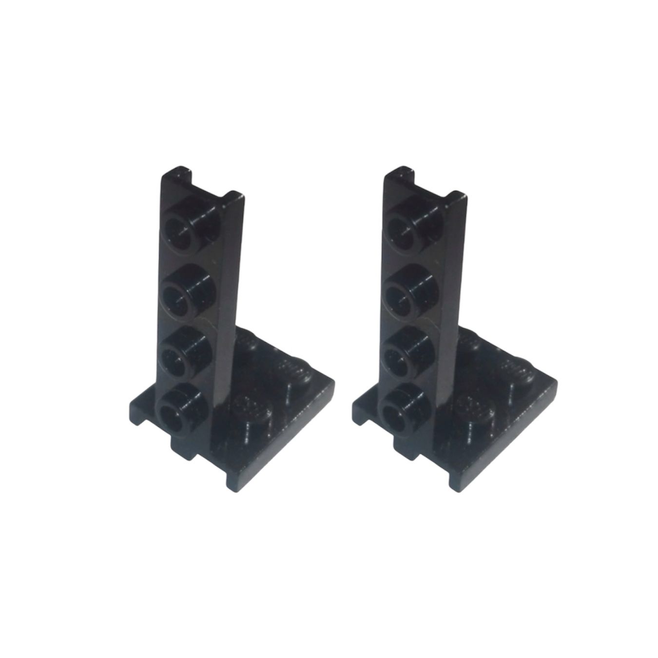 Lego Kit di costruzioni: 2x 2422 Bracket 2x2 - 1x4 black LEGO – Usato da Teufenthal AG venduto da The_BrickVault