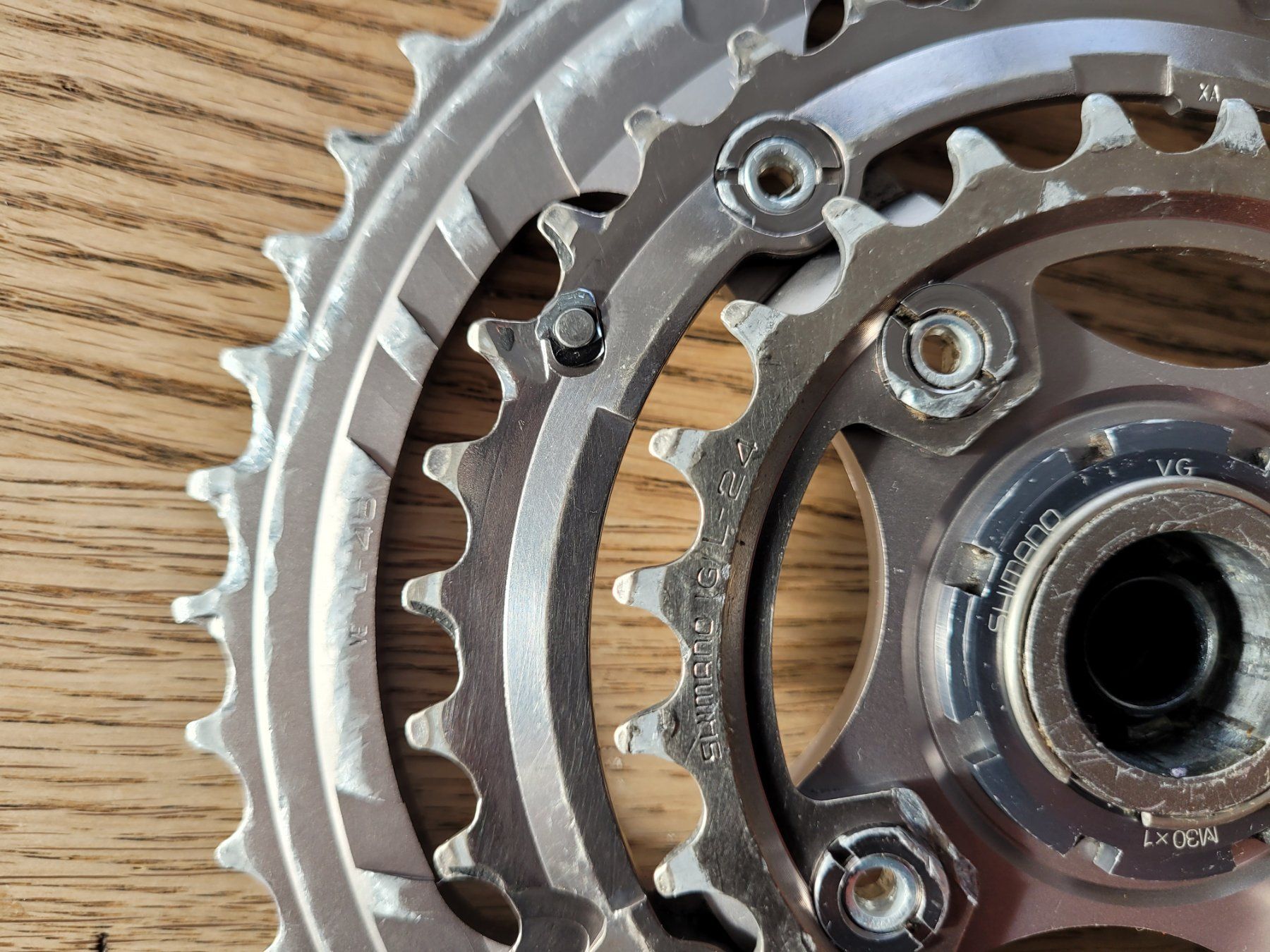 Shimano Ersatzteile: Kurbel XTR FC-M951 – Gebraucht aus Rechthalten von Strike10 3