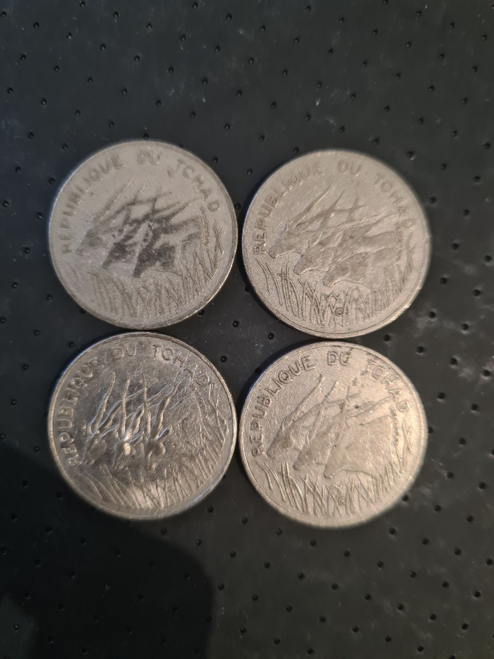 Tutti le monete: Tschad 100 Franken 1972, 4 Stück – Usato da Allschwil venduto da phi_65my 1